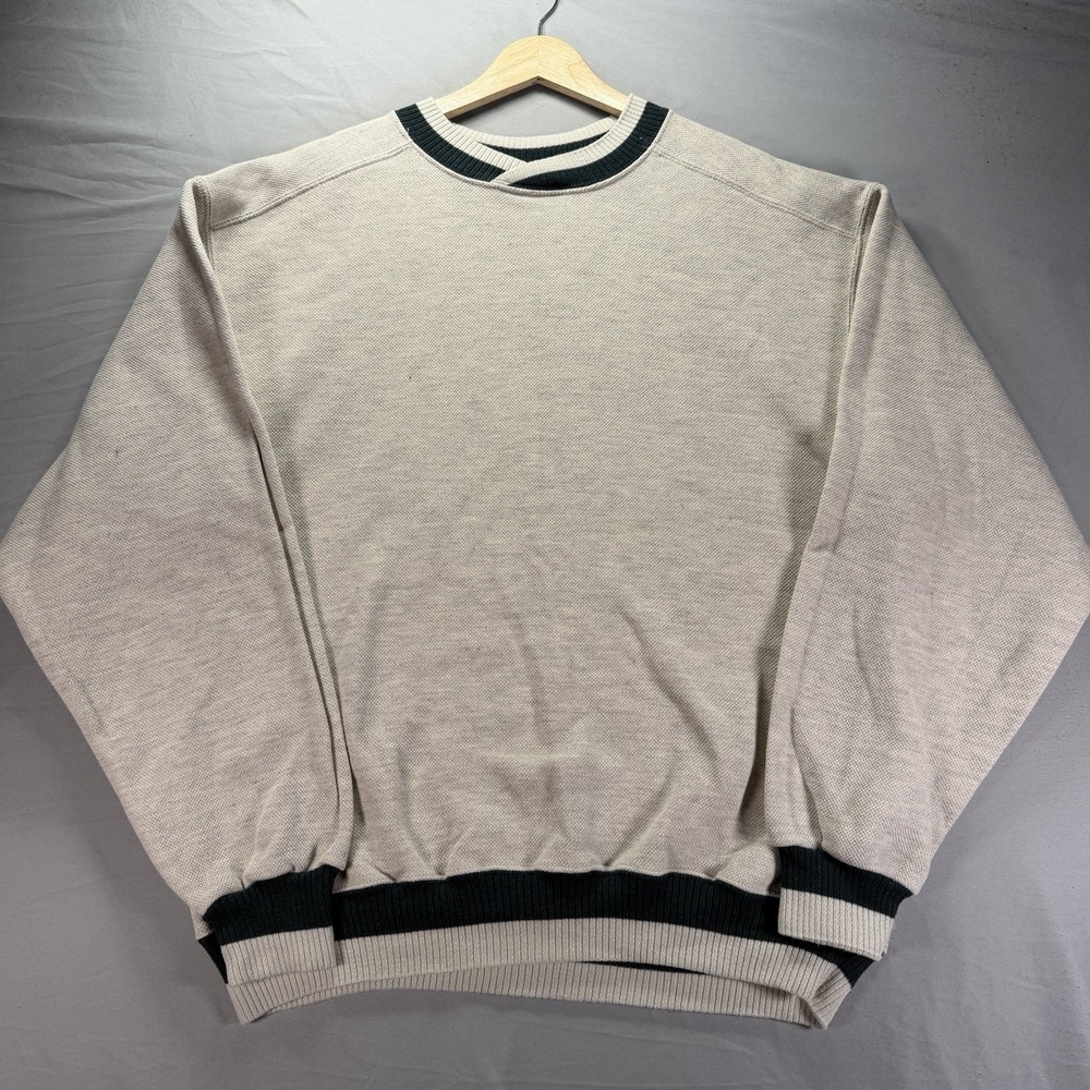 Vintage Russell Athletic Sweatshirt Mens Large Gray Thick Cotton Made In USA 90s